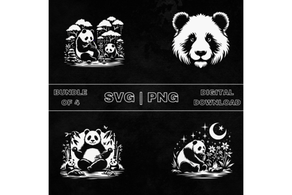 Download Panda SVG Bundle, Panda Clipart - Panda svg Collection