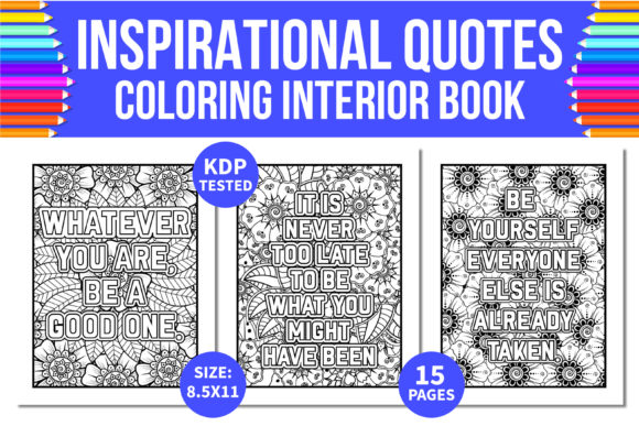 Download Inspirational Quotes Coloring Book Vol.1 - Inspirational quotes coloring book Collection