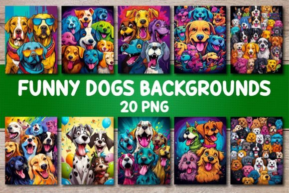 Download Funny Dogs Backgrounds for Covers - Background Collection