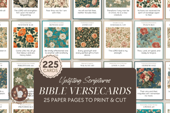 Download 225 Printable Scripture Cards Set - Premium Resources