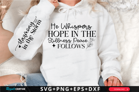 Download He Whispers Hope in the SVG,Religious - Premium Resources