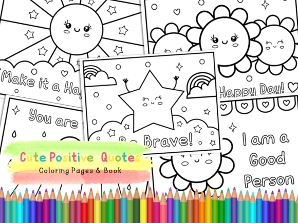 Download Cute Positive Quotes Coloring Pages 2 - Positive quotes coloring pages Collection