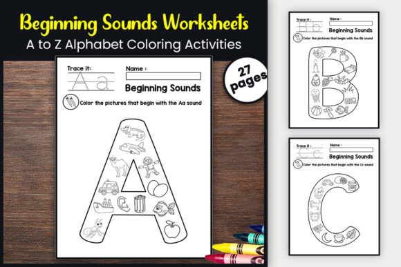 Download Beginning Sounds Alphabet Worksheets - Alphabet worksheets Collection