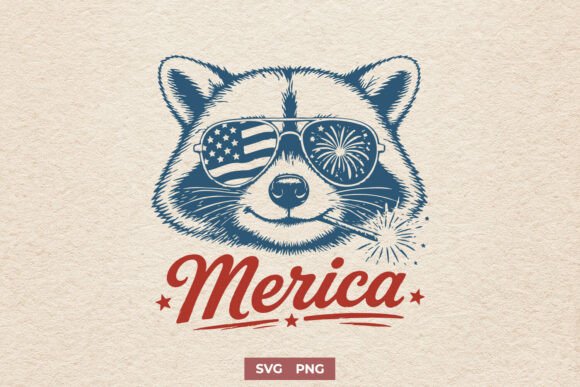 Download Merica Raccoon Patriotic Trash Panda SVG - Panda svg Collection
