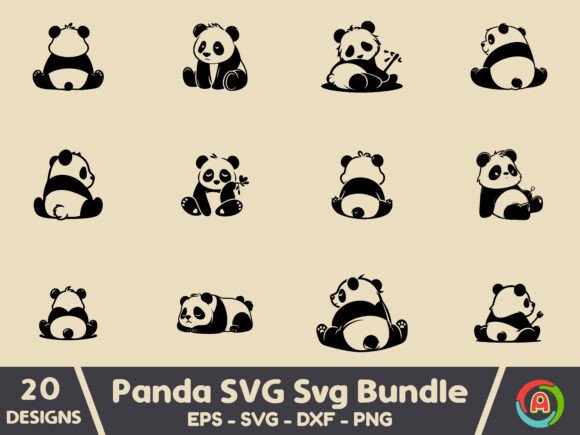Download Panda SVG Svg Bundle - Panda svg Collection