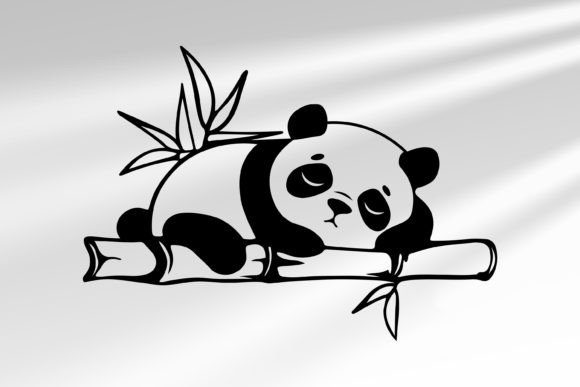 Download Panda SVG, Cute Panda Silhouette SVG - Panda svg Collection