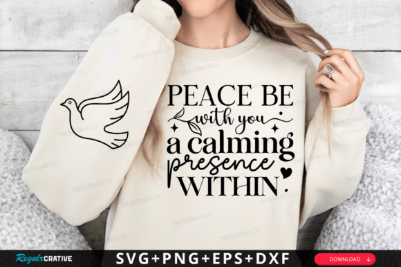 Download Peace Be with You a Calming Presence SVG - Premium Resources