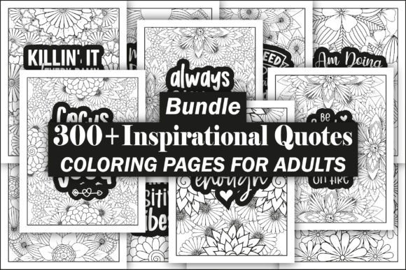 Download Inspirational Quotes Coloring Book Bundl - Inspirational quotes coloring book Collection